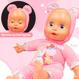 Muñeca Bebe Lagrimas Reales Sonidos Infantil Juguete RV1915