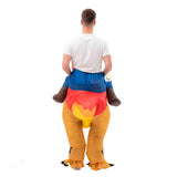 Disfraz De Dinosaurio Inflable Montable Adulto Halloween OF532