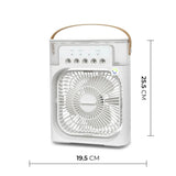 Ventilador Enfriador Humidificador Aire Led Difusor Aroma MNV-X1