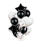 Kit Decoración Globos Estrella y Corazón Feliz Cumpleaños OE235