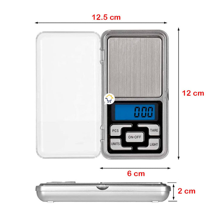 Gramera 500g Balanza Bascula Digital Pesa Portátil TE065500