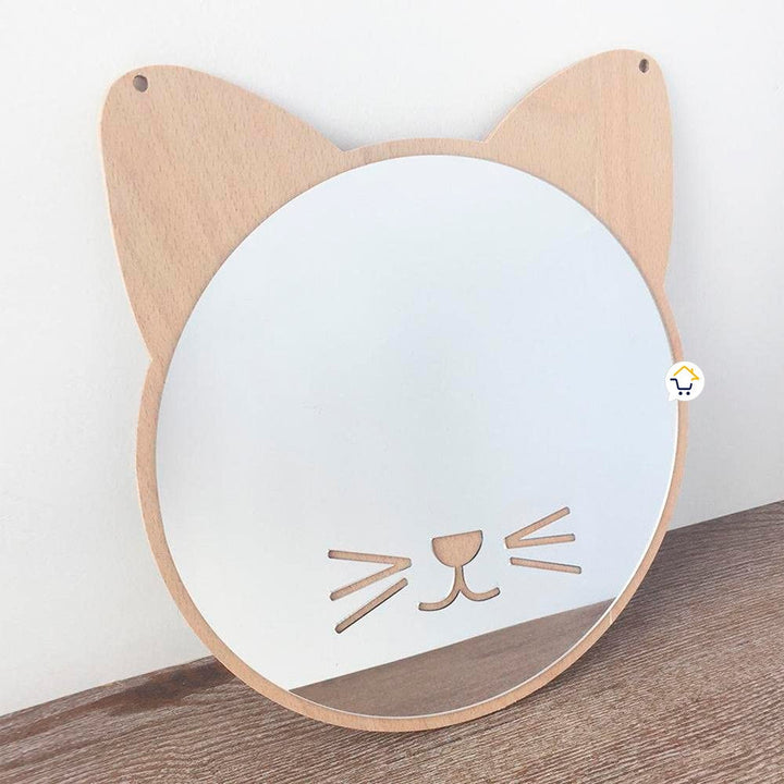 Espejo Acrílico Decorativo Marco Madera Niños JK180