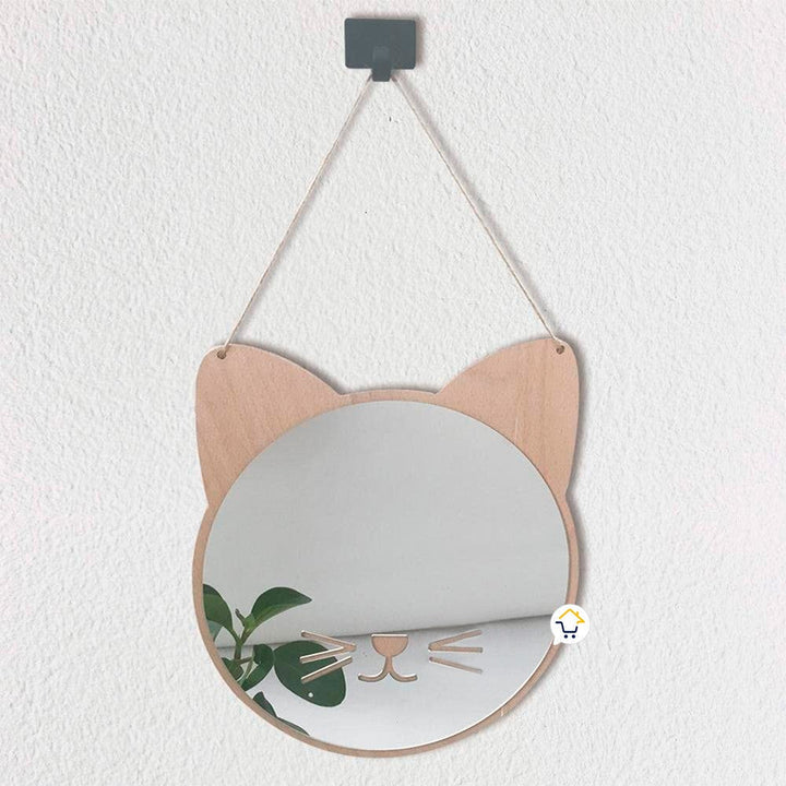 Espejo Acrílico Decorativo Marco Madera Niños JK180