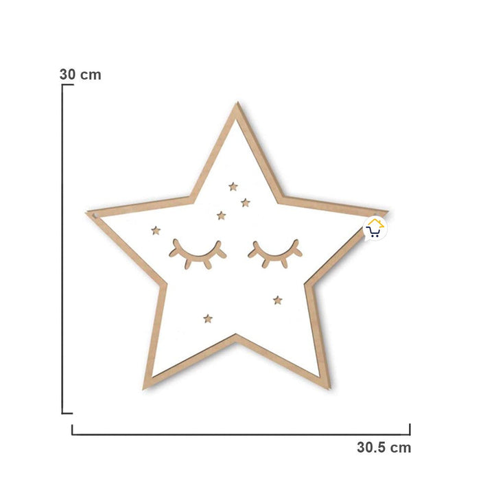 Espejo Acrílico Decorativo Marco Madera Niños JK180