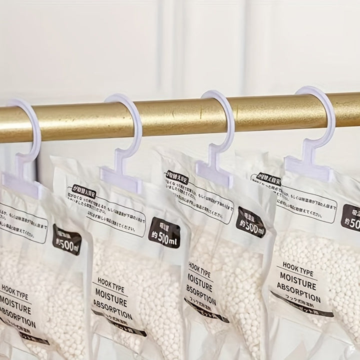 Bolsa Absorbente de Humedad Montada en la Pared, Bolsa Absorbente de Humedad y Anti-moho para Deshumidificación, Desecante, Anti-moho Adecuado para Armarios y Guardarropas - Bolsa de Deshumidificación Reutilizable Adecuada para Deshumidificación en Dormi