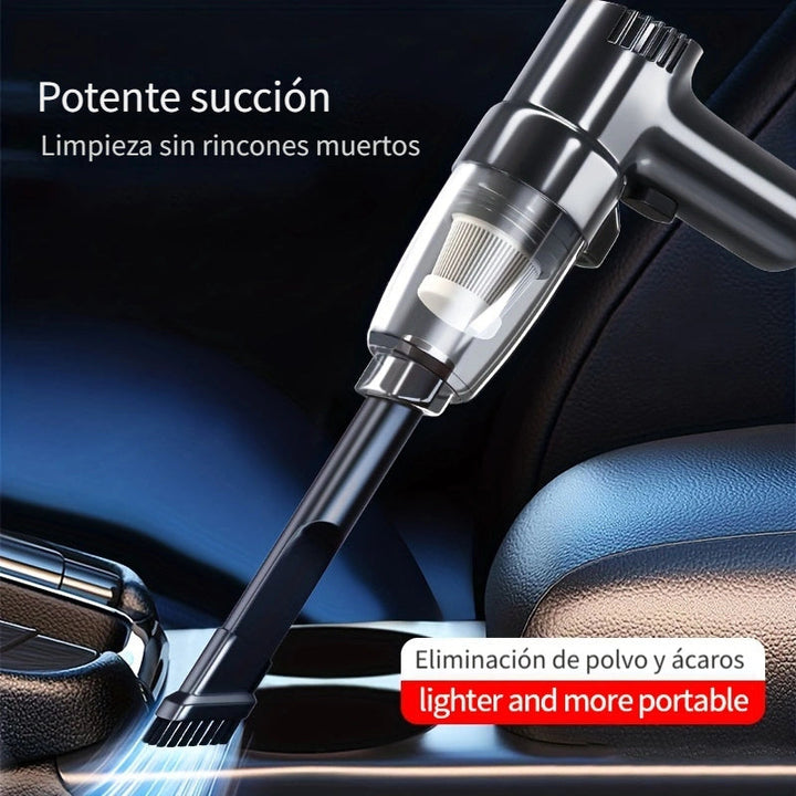 Aspiradora de coche, súper potente, de alta potencia, alta succión, doble uso seco y húmedo, sedán, pequeña, mini, portátil, multifuncional, sin batería