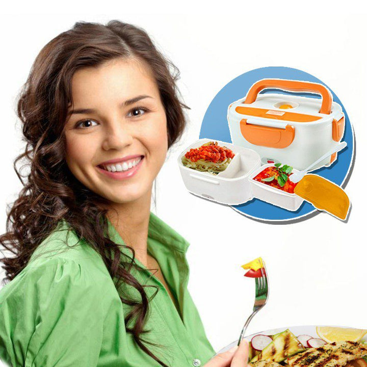 Lonchera Eléctrica Porta Comidas Segura Portátil + Cuchara HD4819