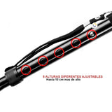 Bastón Ancianos Trusty Cane Plegable Luz Led Base Articulada