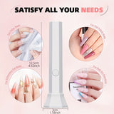 Linterna Portátil Profesional para Uñas de Gel, Luz Mini para Secado Rápido de Esmalte en Casa y DIY