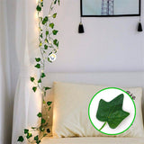 Enredadera Decorativa Larga X12 Follaje Artificial Decoración Hogar Jardín 00642