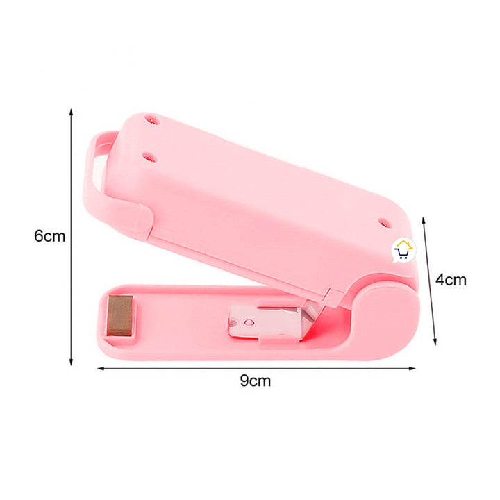 Mini Sellador De Bolsas Manual Portátil 2 En 1 Cortador LK701
