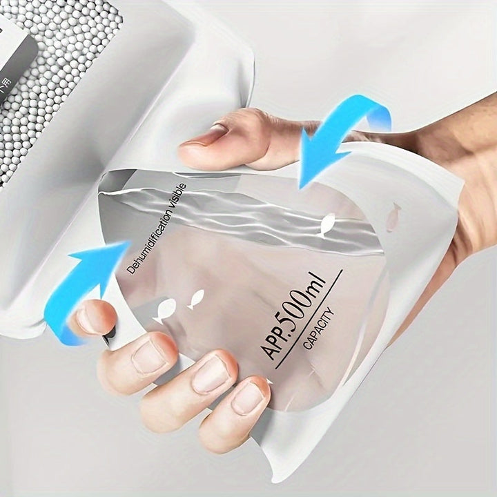 Bolsa absorbente colgante, deshumidificador colgante, desecante, muy adecuado para armario, dormitorio y baño. Una bolsa absorbente eficaz especialmente diseñada para suspensión. Protección contra la humedad en el hogar o residencia universitaria