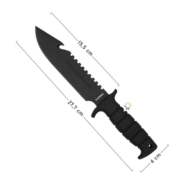 Cuchillo Táctico Camping Supervivencia Pesca Rambo NA287