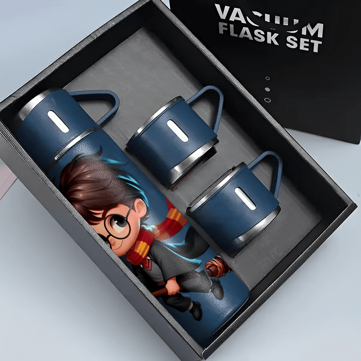 1 juego de Termo de Acero Inoxidable Harry Potter 17 oz | Aislado Térmico, Mantiene Bebidas Calientes o Frías | Para Negocios, Escuela y Oficina LHB05231