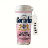 Taza térmica de acero inoxidable de 18 oz (1 pieza) con tapa, doble pared al vacío, antiderrames, con asa, ideal para viajes, reutilizable, regalo perfecto para el Día de la Madre, Día del Padre, graduación y todas las estaciones