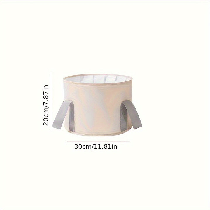 Baño de Pies Portátil Plegable con Aislamiento de Aluminio PEVA Sin Olores para 12 Horas - Herramienta Esencial de Remojo Profundo, Ideal para el Hogar y Viajes, Perfecto para Dormitorios y Uso Todo el Año