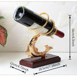 Soporte para Copas de Vino de Hierro - Elegante Exhibidor de Copa y Botella con Diseño Metálico Intrincado para Cocina, Comedor, Decoración de Bar - Decoración Duradera Resistente al Óxido, Diseño Caprichoso | Material Antioxidante, Estantería para Vinos