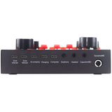 Equipo de podcast, conjunto de micrófono condensador con cable BM800 con tarjeta de sonido en vivo V8S, conjunto de micrófono con cable de 6,35 mm, conjunto de sonido en vivo, grabación de música estéreo externa para computadora, soporte de micrófono aju