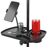 1pc Bandeja para Tarjeta de Sonido Soporte para Micrófono Transmisión Directa K Soporte para Micrófono Estante de Almacenamiento Accesorio Musical para Transmisión en Vivo, Karaoke y Grabación