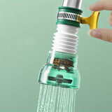 Extensor de grifo ajustable, cabezal de ducha giratorio 360°, plástico, portátil para bañar y duchar mascotas, accesorio de fregadero de cocina de fácil instalación.