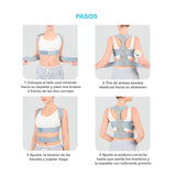 Corrector De Postura Ajustable Unisex Cinturón De Sujeción A08