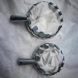 1/2 piezas, Herramienta de Jardinería Agrícola para Recolección de Frutas en Altura - Recolector Portátil de Metal