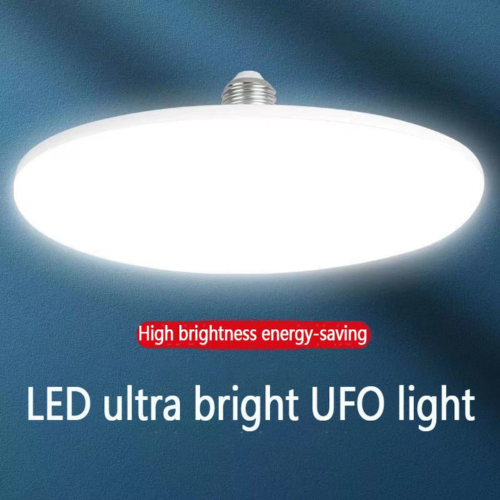1 pieza de bombilla de montaje flush estilo UFO moderno - Base de tornillo E26/E27, alta luminosidad LED, fácil de instalar, perfecta para hogar, oficina, dormitorio, comedor, RV, sala de estar - Iluminación interior, iluminación interior | Estética mode