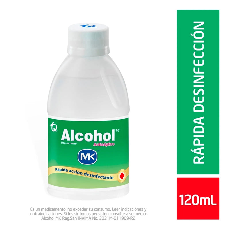 ALCOHOL ANTISEPTICO X 120 ML MK