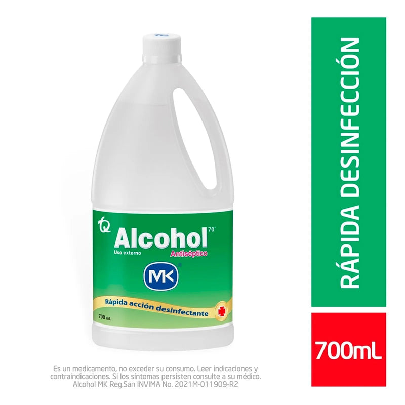 ALCOHOL ANTISEPTICO X 700 ML MK