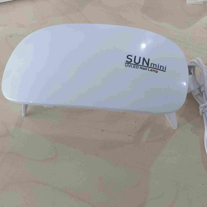 Secadora de uñas mini, lámpara LED para esmalte en gel, máquina de curado con 3 luces LED, herramienta de manicura, conexión micro USB