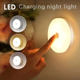 3 luces inteligentes para la noche - Blanco cálido y frío, brillo ajustable, control táctil, recargable por USB, diseño moderno con temática espacial para ventilador de techo de dormitorio