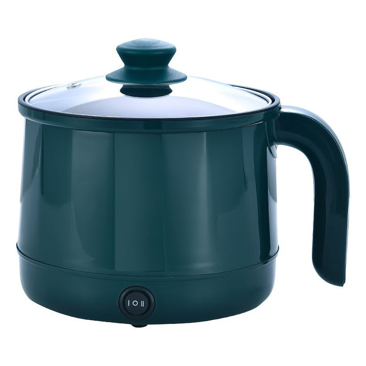 Olla de Cocina Eléctrica Multifuncional con Vaporizador - Material PP Portátil, 1000W de Potencia, 110V-130V Enchufe EE. UU., Compatible con Fogón para Cocinar, Hervir, Cocer al Vapor - Ideal para Dormitorios y Uso en el Hogar