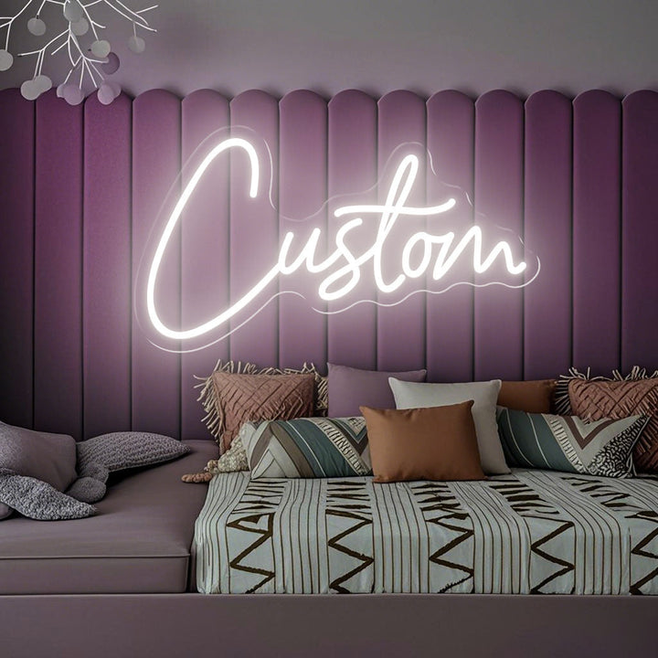 Letrero de neón personalizado, letrero LED regulable a medida, ideal para cumpleaños familiares, bares, bodas, fiestas, luces nocturnas, regalo con nombres, luz de neón perfecto para amigos en Halloween y Navidad