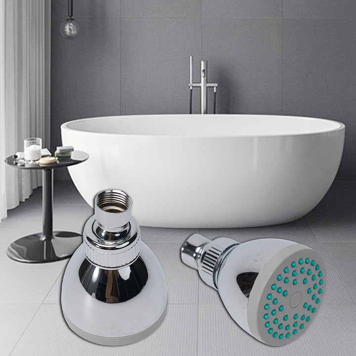 Rociador de Ducha de Alta Presión 360° Giratorio Ajustable en ABS Plástico con Boquillas Fáciles de Limpiar - Diseño Clásico Montado en Pared para Mejoras del Hogar, Estilo Elegante y Material Resistente, Moderno para Limpieza Rápida