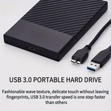 Disco Duro Externo Portátil USB 3.0, 500GB y 320GB de Gran Capacidad para Teléfonos y Computadoras – Ideal para Copia de Archivos, Trabajo Oficina, Negocios y Entretenimiento