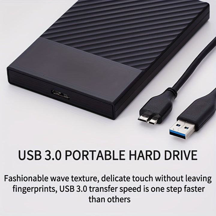 Disco Duro Externo Portátil USB 3.0, 500GB y 320GB de Gran Capacidad para Teléfonos y Computadoras – Ideal para Copia de Archivos, Trabajo Oficina, Negocios y Entretenimiento