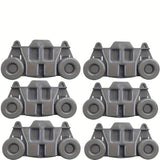 4/6/8 piezas de accesorios para rodillos de lavavajillas, resistentes al desgaste y duraderos, rodadura suave, instalación fácil, buena capacidad de carga y gran adaptabilidad