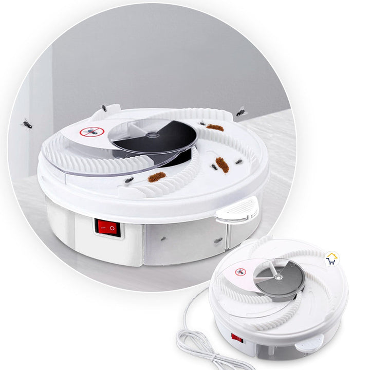 Atrapa Moscas Eléctrico USB Trampa Automático Giratorio YD218