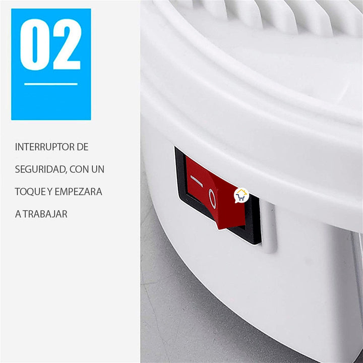 Atrapa Moscas Eléctrico USB Trampa Automático Giratorio YD218