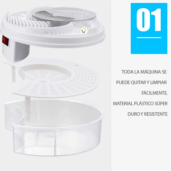 Atrapa Moscas Eléctrico USB Trampa Automático Giratorio YD218