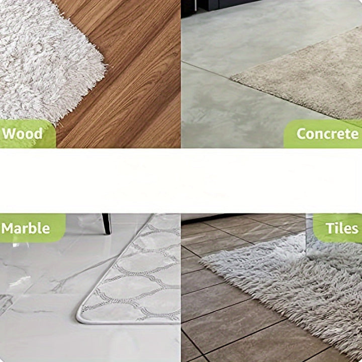 8 piezas de agarres para alfombras de silicón, cinta antideslizante para dormitorio/habitación/porche, adhesivo fuerte y protectores para bordes y esquinas, evita esquinas levantadas, cinta recta para alfombras