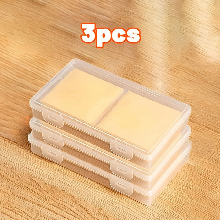 Conjunto de 1/3 piezas de recipientes sellados sin BPA para almacenar queso y mantequilla. Adecuado para refrigeradores, gabinetes de cocina y cajas de almacenamiento de alimentos en la mesa del comedor, reutilizables portátiles para picnics al aire libr