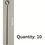 10 piezas/20 piezas de pinchos para hornear de acero inoxidable, accesorios para horno, pinchos para hornear colgantes, gancho para brochetas de carne para horno, pinchos para barbacoa, pinchos para colgar en la estufa de acero inoxidable