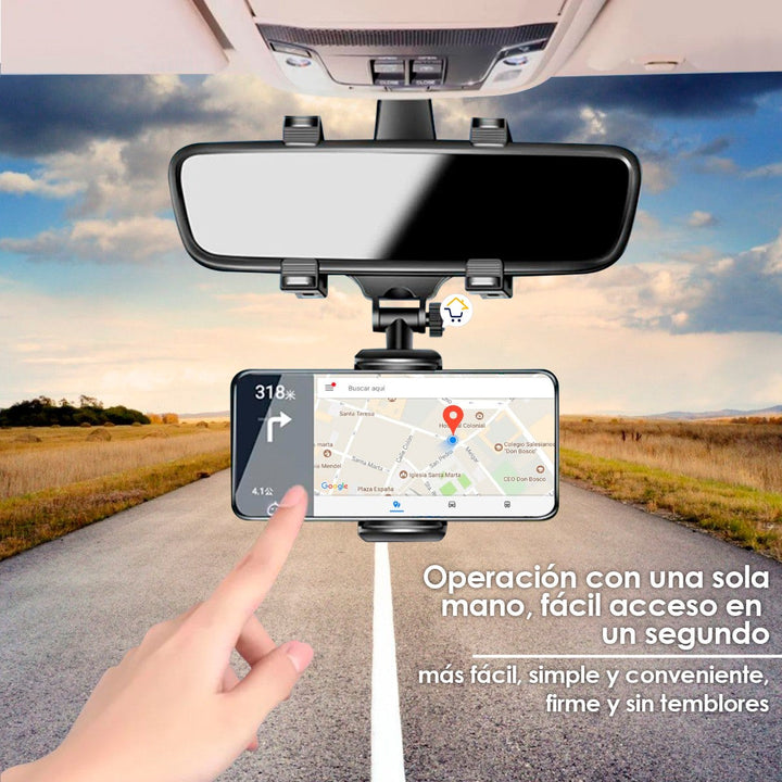 Soporte Universal Celular Auto Espejo Retrovisor Holder SUC01