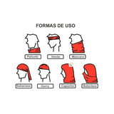 Balaclava Pasamontañas Buff Multifuncional Moto Bicicleta AE474