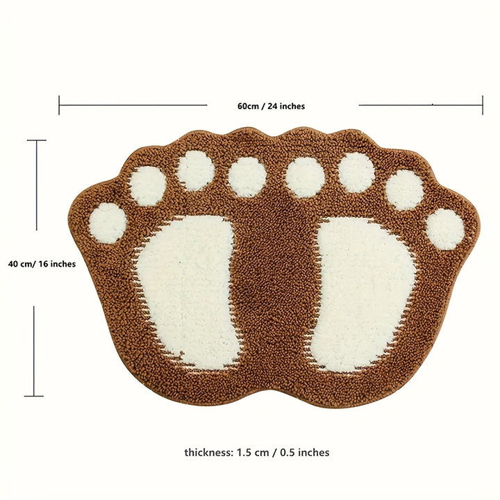 Alfombra de Ducha - Absorbente, Antideslizante, Lavable en Máquina, Suave de Microfibra para la Ducha y Sala de Lectura