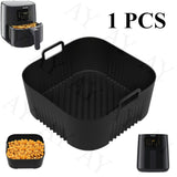 Bandejas de silicona para hornear para freidoras de aire, compatibles con los modelos Philips HD9252, HD9200 y HD9255, con una superficie antiadherente para facilitar la limpieza en freidoras de aire, hornos y microondas.