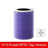 Filtro de aire de reemplazo para purificador de aire Xiaomi Mi Air Purifier 1, 2, 2S, 2C, 2H, 3, 3S, 3C, 3H - Filtro de papel HEPA de carbono, negro, blanco, verde, púrpura, purificación del aire | Estética moderna | Purificador de aire duradero