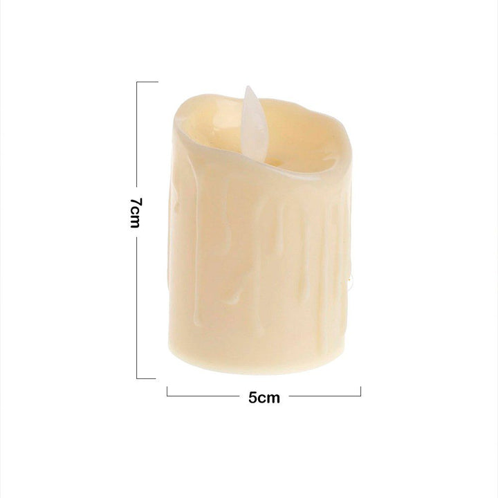 Vela Decoración Navidad Luz Led Parpadeante Y Movimiento VD01EHS