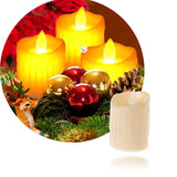 Vela Decoración Navidad Luz Led Parpadeante Y Movimiento VD01EHS